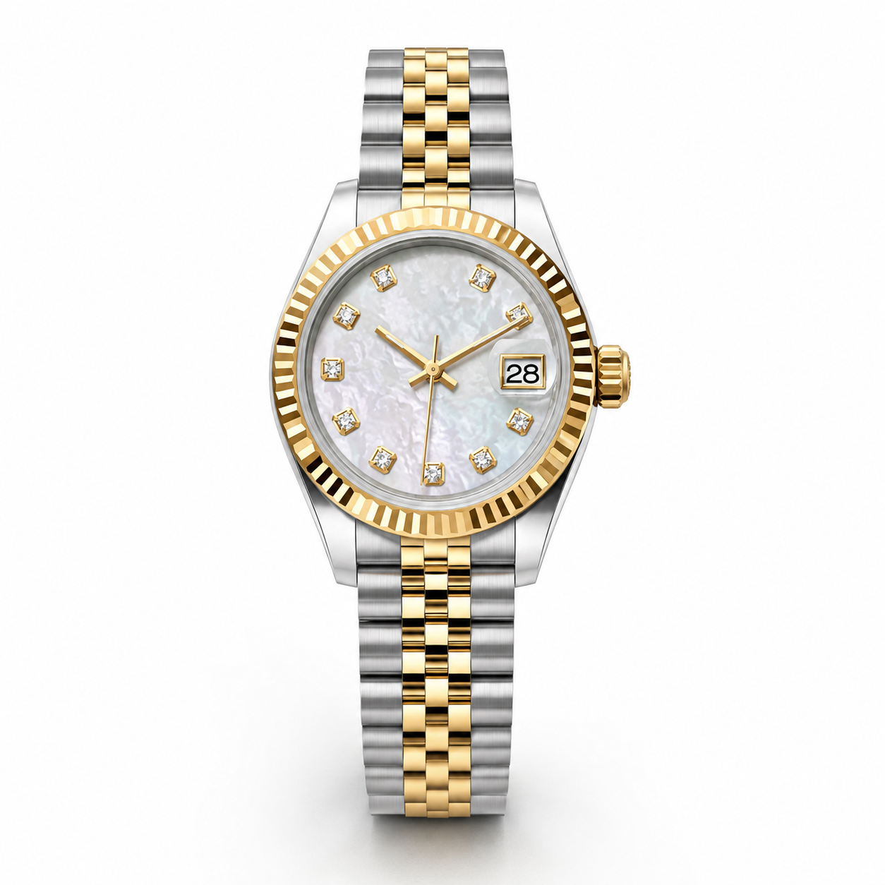 Classic Lady-Datejust "Two-Tone / Mother of Pearl" 28 mm
