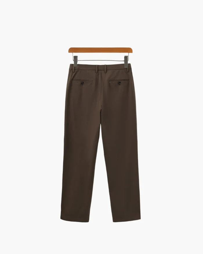 Valmere Tailored Trousers – Espresso Brown