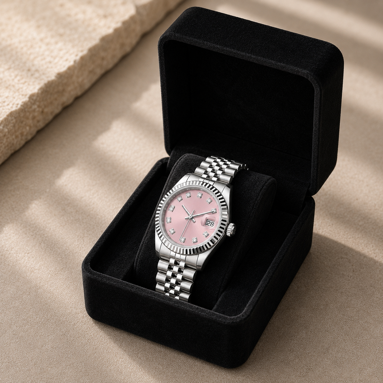 Classic Lady-Datejust "Pink Diamond" 28 mm